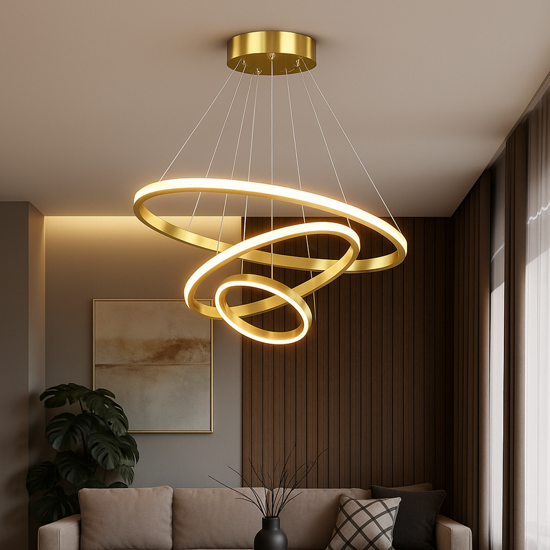 Lustre Escandinavo - 3 Cores