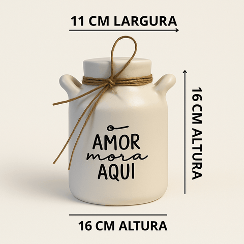 Porta Utensílios Cerâmico - Cozinha