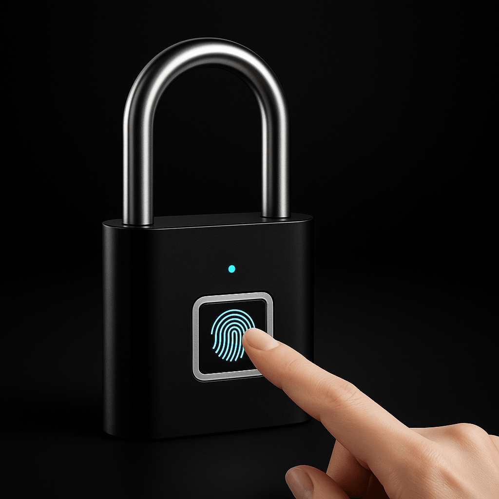 Cadeado Digital SmartLock – USB, Antirroubo e à Prova D'Água