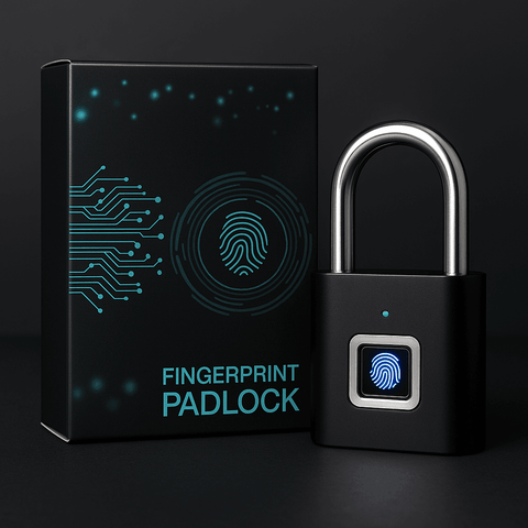 Cadeado Digital SmartLock – USB, Antirroubo e à Prova D'Água
