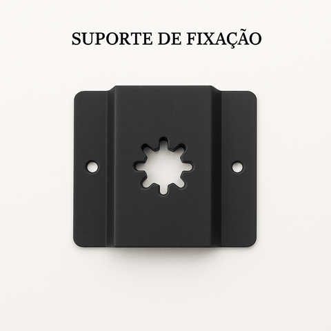 Espelho Meia Lua ME25 com Moldura em Couro