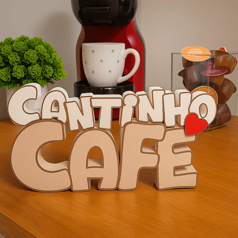 Letreiro - Cantinho Do Café