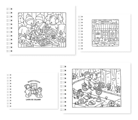 Kit de canetinhas + Caderno Bobbie Goods Canetas com ponta dupla