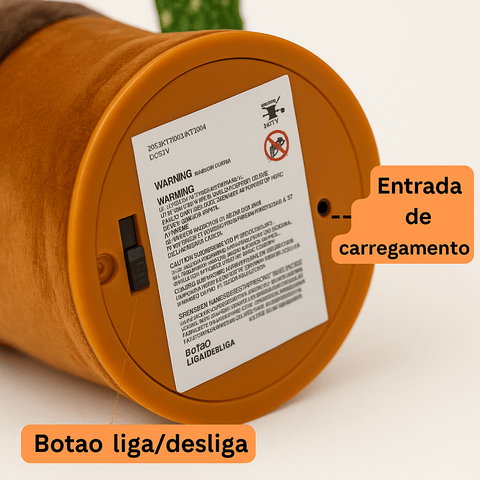 Cacto Falante Dançante - Interativo