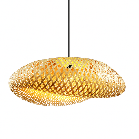Lustre Rústico Pendente Orgânico - Modelo Honolulu Mini