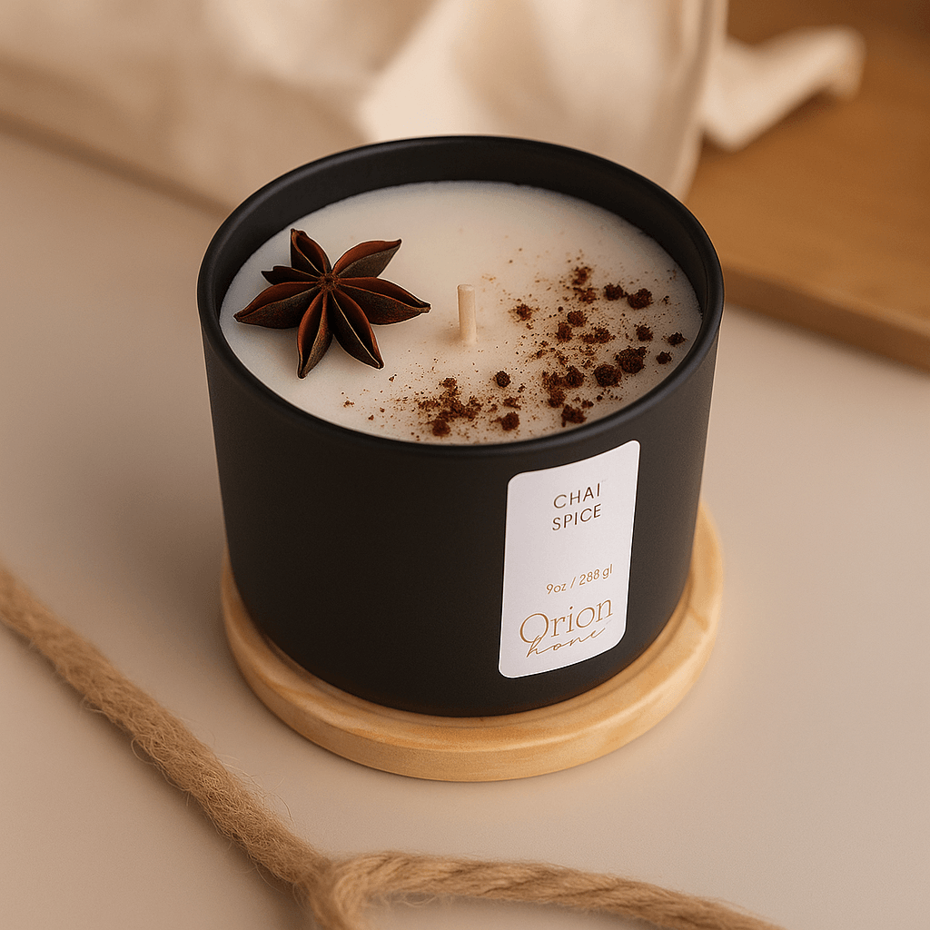 Vela Aromática Artesanal – Cera de Coco 100 g