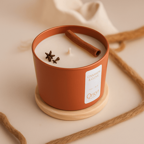 Vela Aromática Artesanal – Cera de Coco 100 g