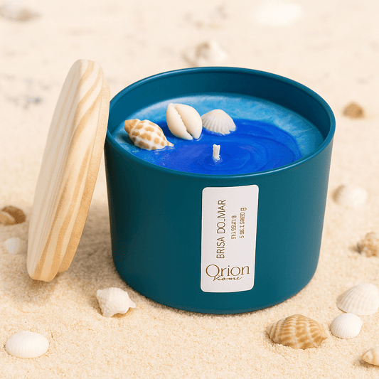 Vela Aromática Artesanal – Cera de Coco 100 g