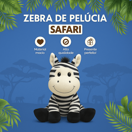 Zebra Safari de Pelúcia