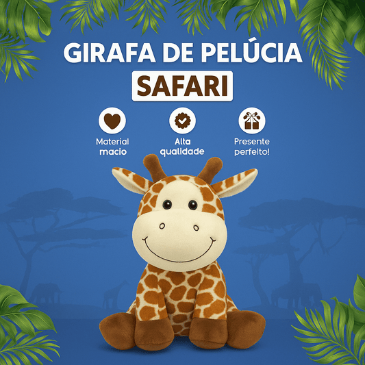 Girafa Safari de Pelúcia