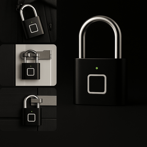 Cadeado Digital SmartLock – USB, Antirroubo e à Prova D'Água