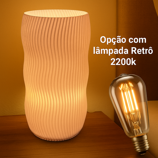 Luminária Wave - Compatível Com Alexa