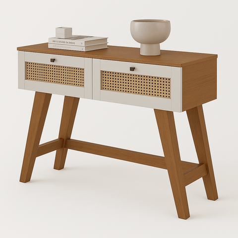 Aparador Decor - 2 Gavetas – Cinamomo/Off White
