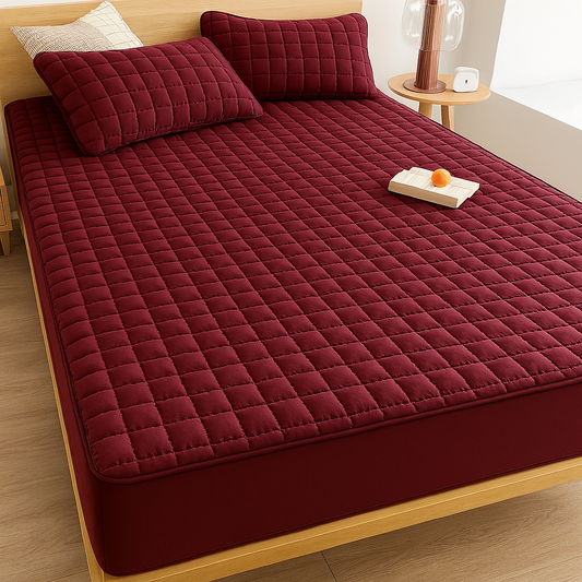 SleepGuard 2 em 1 – Capa Protetora e Lençol Impermeável com Elástico