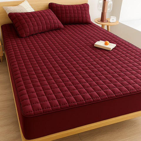 SleepGuard 2 em 1 – Capa Protetora e Lençol Impermeável com Elástico