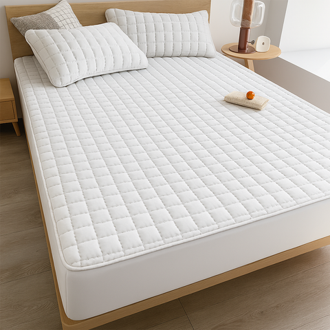 SleepGuard 2 em 1 – Capa Protetora e Lençol Impermeável com Elástico