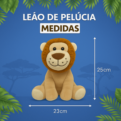 Leão Safari De Pelúcia