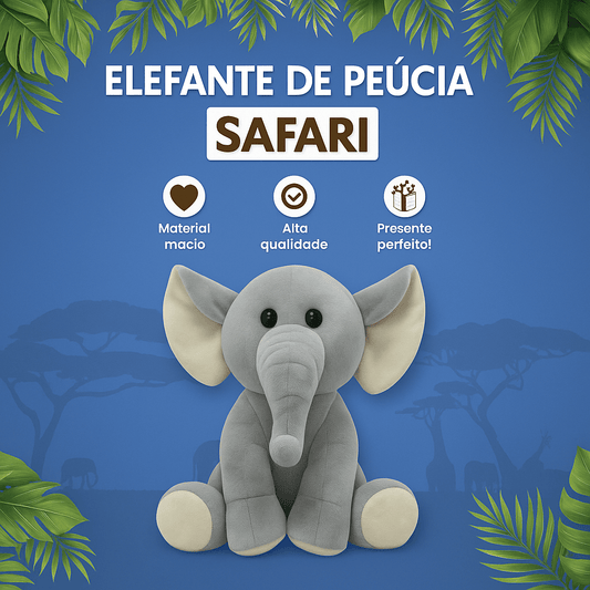 Elefante Safari de Pelúcia