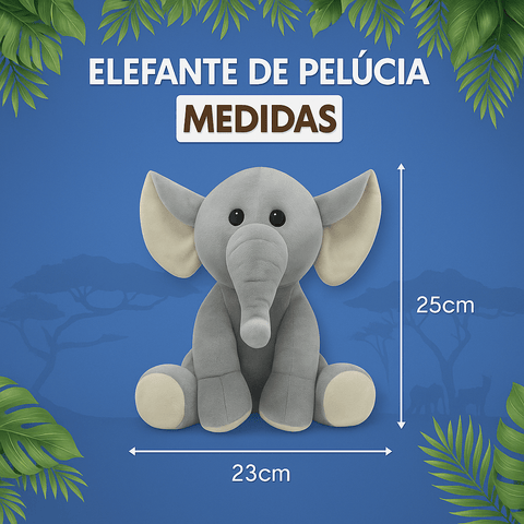 Elefante Safari de Pelúcia