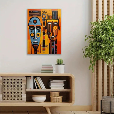Quadro Minimalista - Arte Africana