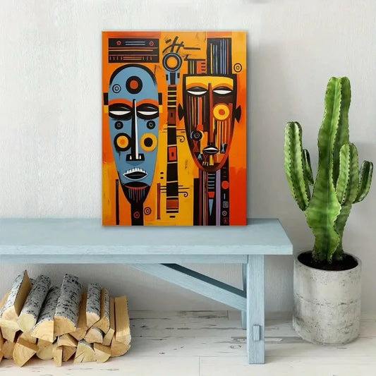 Quadro Minimalista - Arte Africana