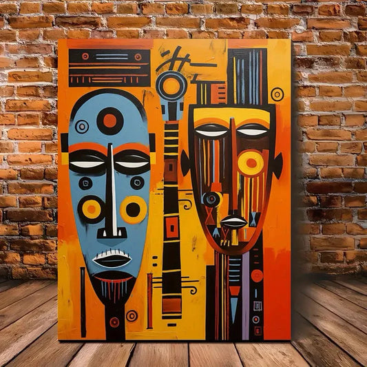 Quadro Minimalista - Arte Africana