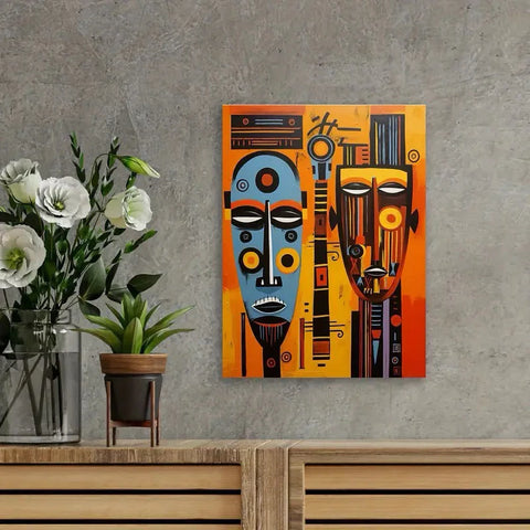 Quadro Minimalista - Arte Africana