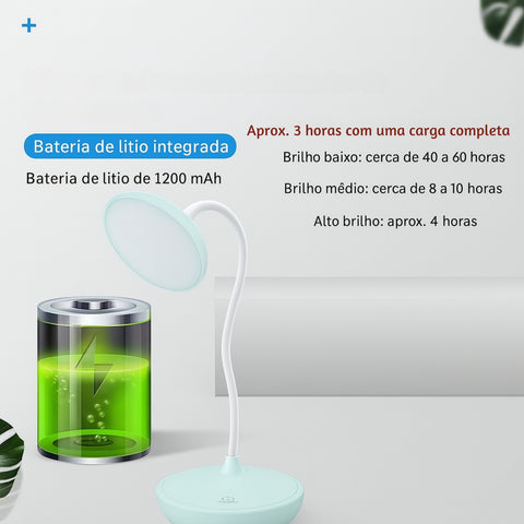 Luminária Flexível 360º – Iluminação Inteligente