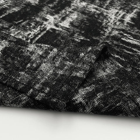 Tapete de Quarto Grande Jacquard - Geométrico Bege