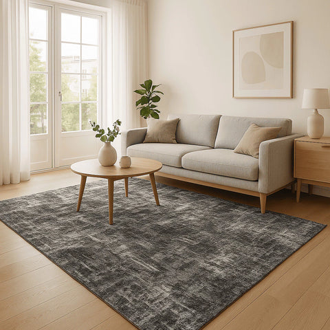 Tapete de Quarto Grande Jacquard - Geométrico Bege